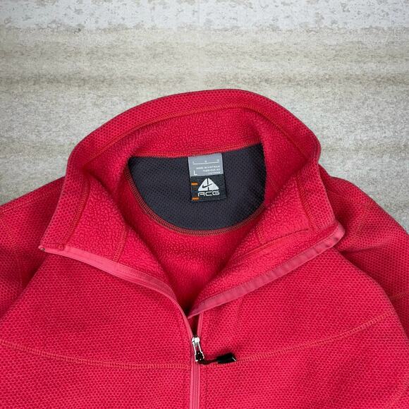 Vintage Nike ACG Light Weight Jacket Bubble Gum Pink Full Zip Silver Tag Y2K - Picture 4 of 4
